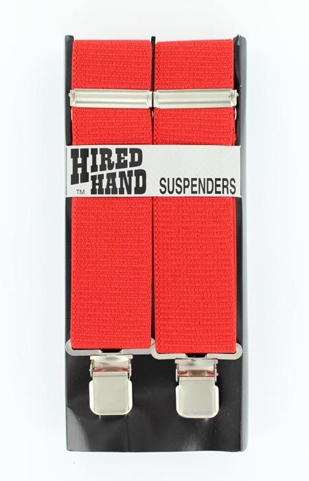 Nocona Suspenders 48 RED N8510004