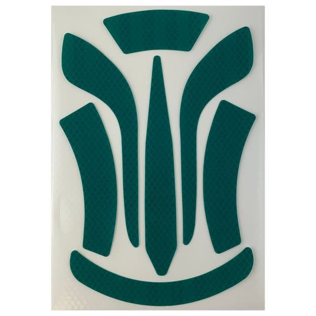 DAX LIFT REFLECTIVE DECAL KITS FOR HARD HATS GREEN - HDRD-20GN