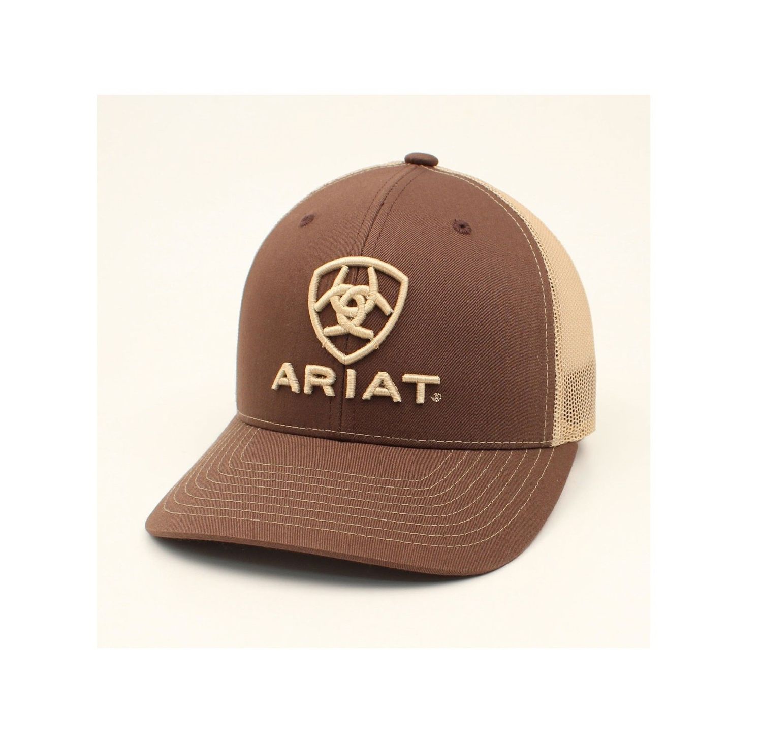 Ariat MENS CAP SHIELD BROWN A300003102 Ariat MENS CAP SHIELD BROWN A300003102