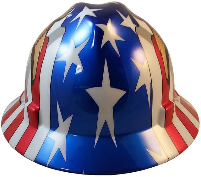 MSA 2 Eagles full brim HardHat 10071159