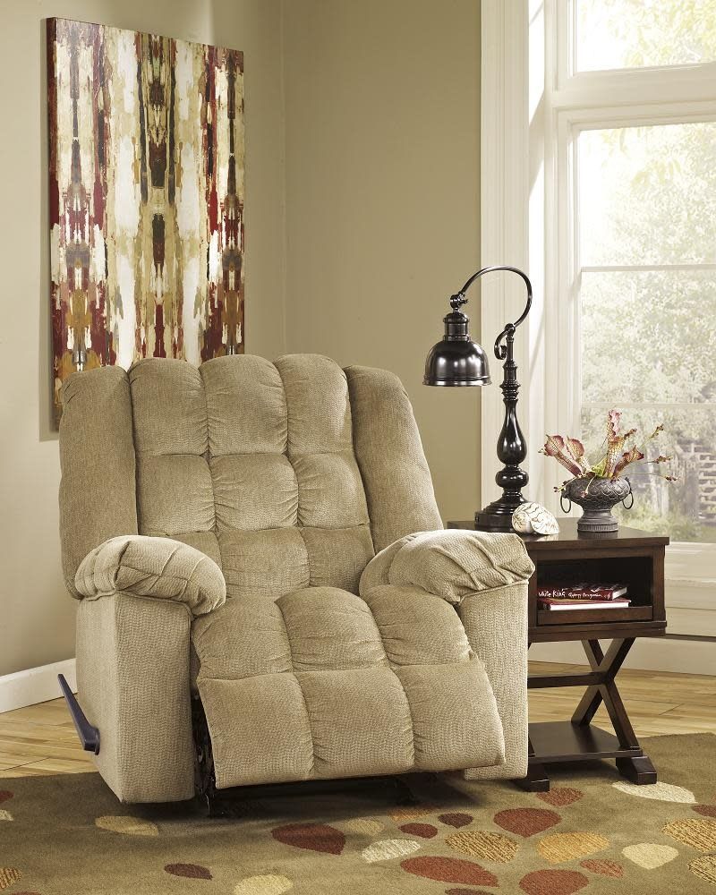 Ashley Ludden Rocker Recliner in Sand- 8110325