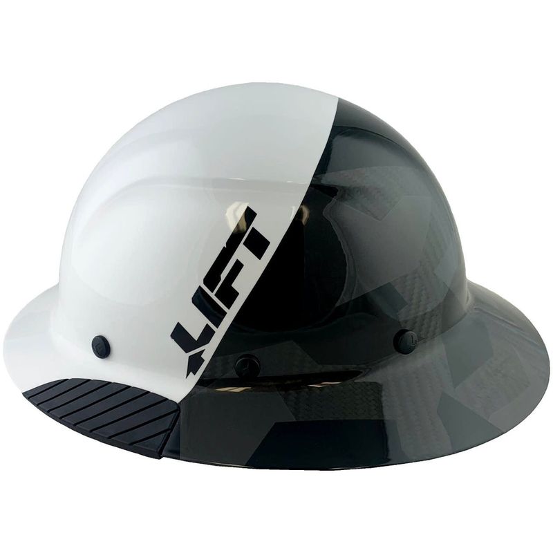 DAX HARD HAT HDF50C-20CK FIFTY50 WHITE/BLACK CAMO GLOSS