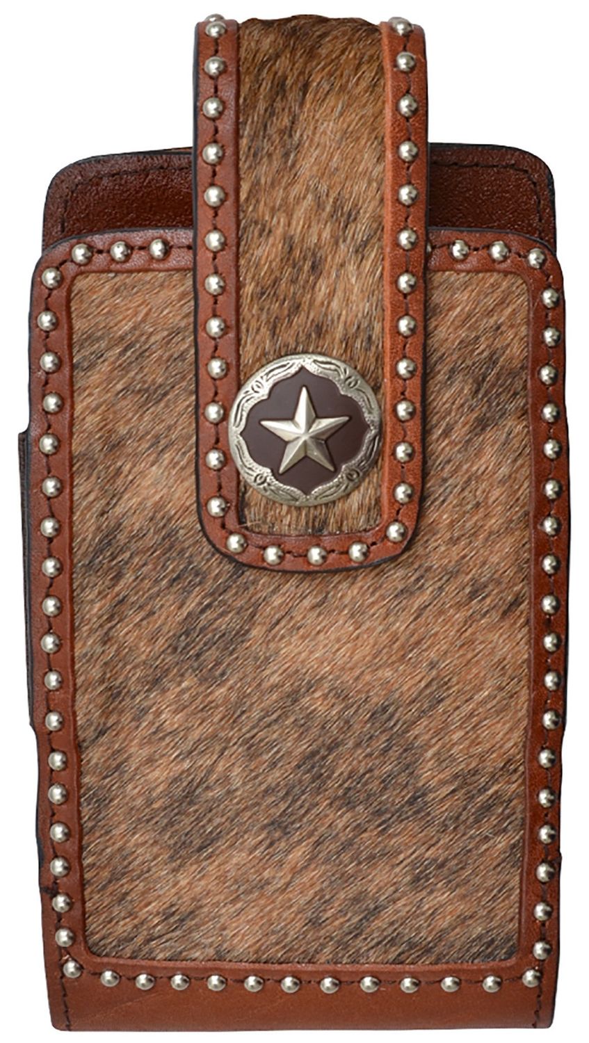 NOCONA XXL TAN WITH ROAN HAIR BROWN STEEL DPH646