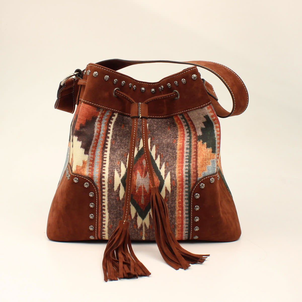 **AZTEC BUCKET BAG CONCEALED WEAPON BROWN N770005602
