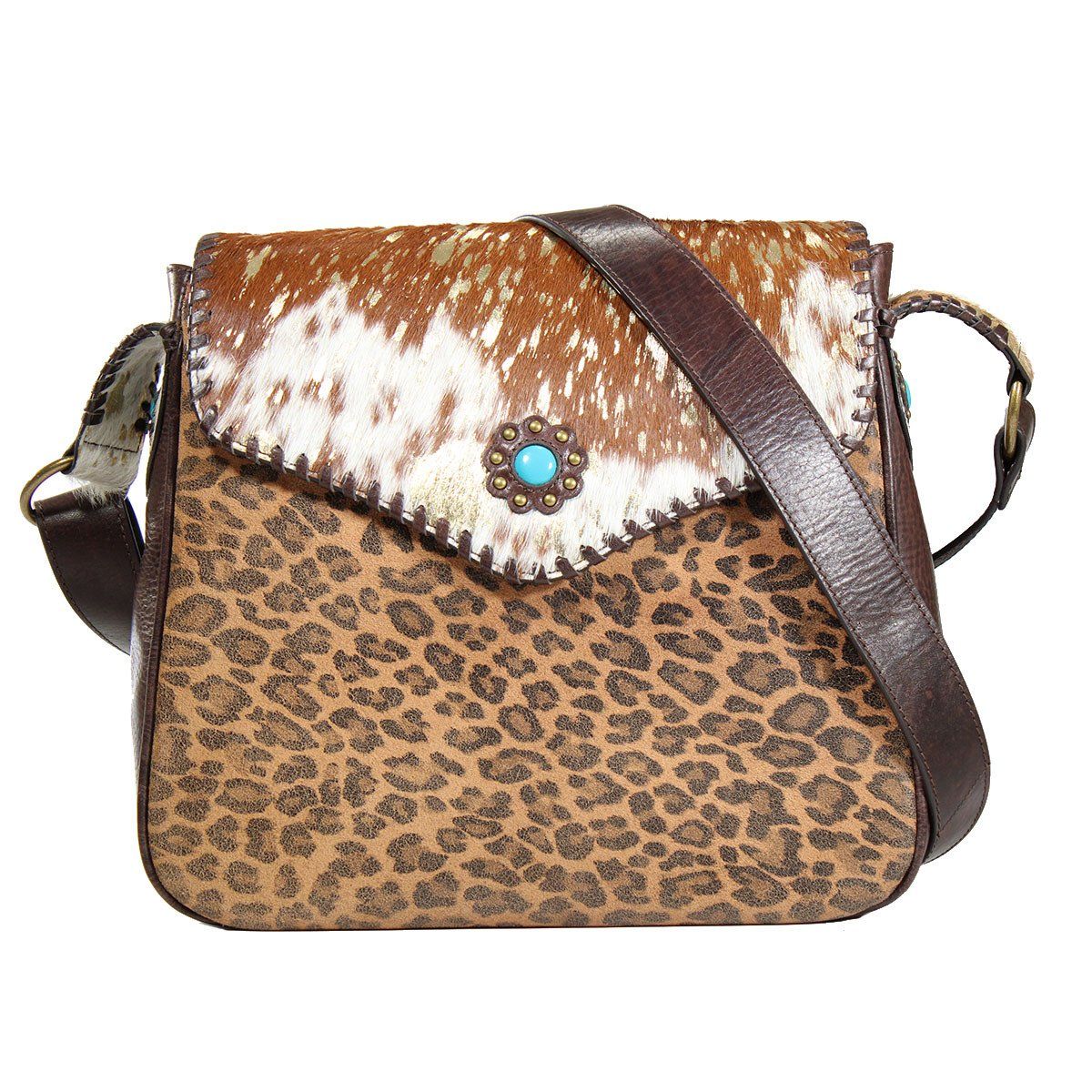 Nocona Aspen Style Cross Body Cheetah Multicolored N770010397 Nocona Aspen Style Cross Body Cheetah Multicolored N770010397