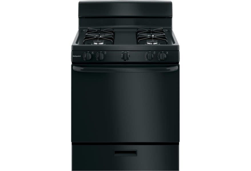 HOTPOINT GAS RANGE RGBS300DMBB