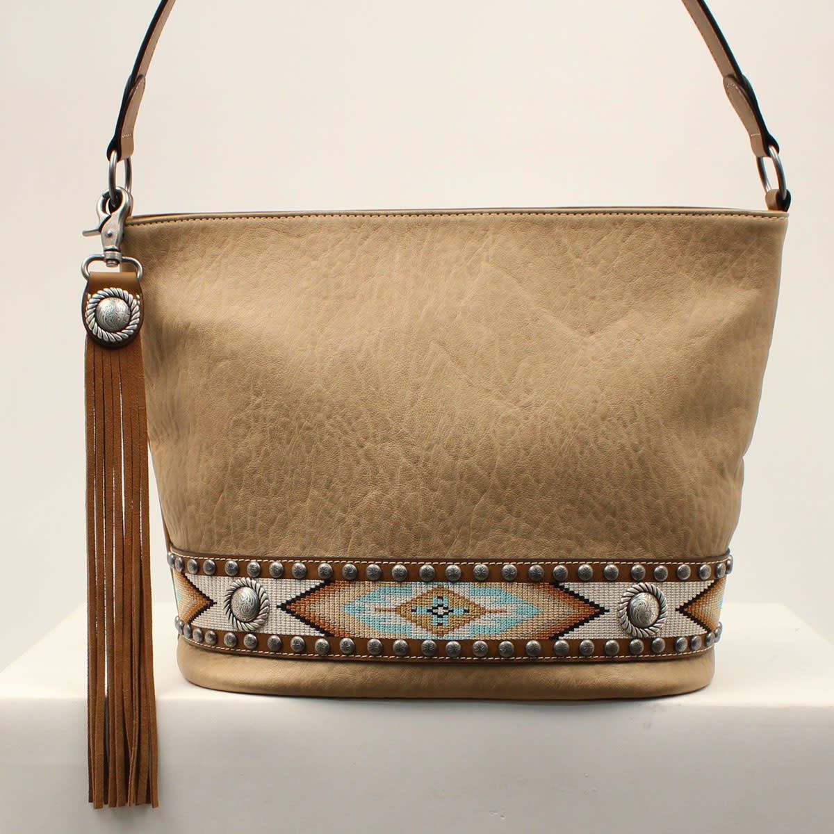 CARMEN STYLE TOTE SOUTHWESTERN TAN  N770008808