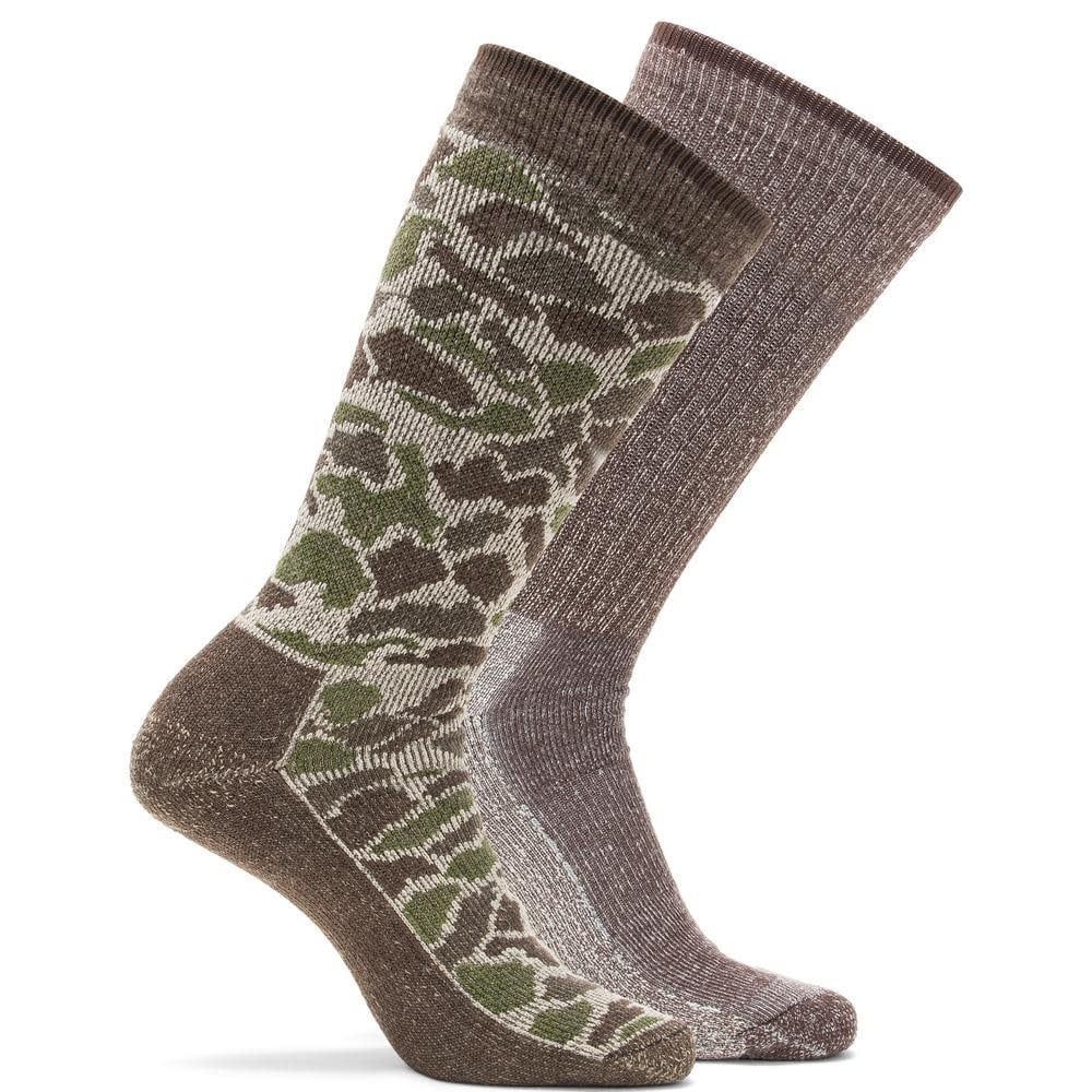 WOLVERINE Cush Wool Sock CAMO W91215870-990 LARGE