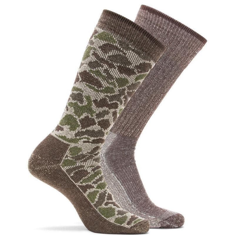 WOLVERINE Cush Wool Sock CAMO W91215870-990 LARGE