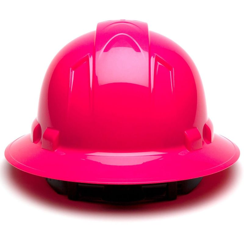 Pyramex HP54170 Full Brim RIDGELINE Hard Hat Pink 4 Point Suspensions