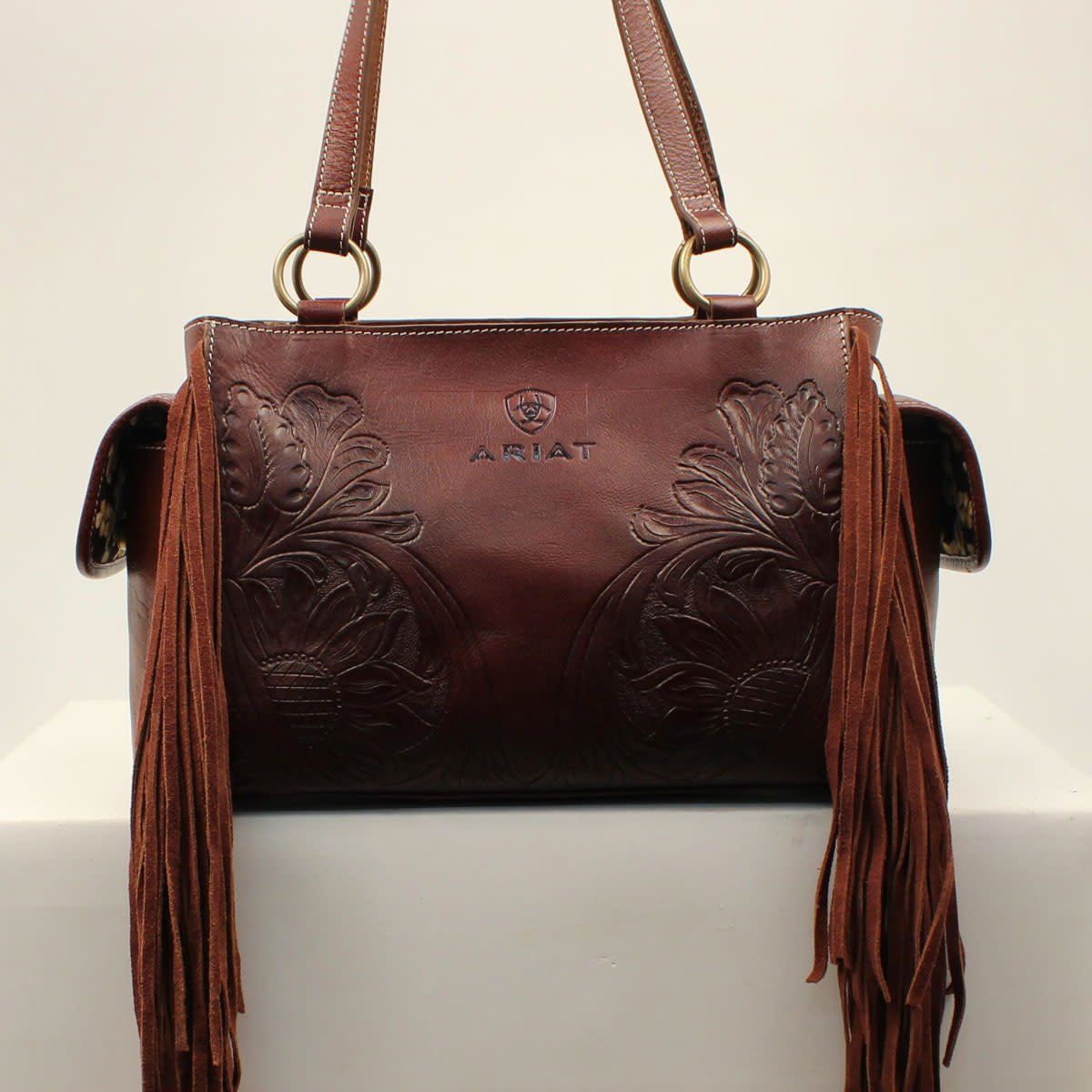 **ARIAT VICTORIA COLLECTION SATCHEL BROWN A770009602