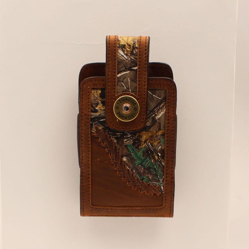 BRN DIST VERT PH W/CAMO & 12 G DPH002 Phone Holder