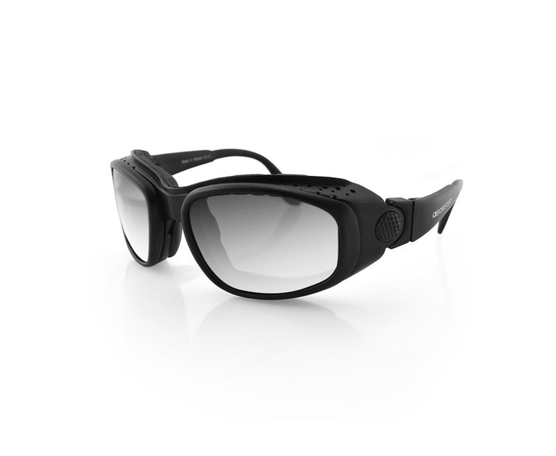 Bobster Sport and Street 3 Matte Black Frame Purple HD/Silver Mirror-Clear Lens BSSA301AC +
