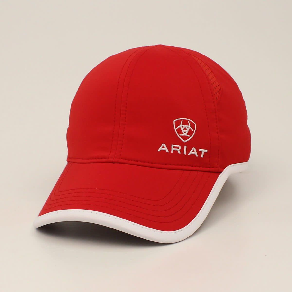 Ariat Ladies Ponyflo Cap Off Set Logo Red A300032004