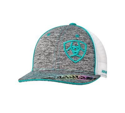 Ariat Hat 1517833   YOUTH SB OFFSET SHIELD HEATHER TQ