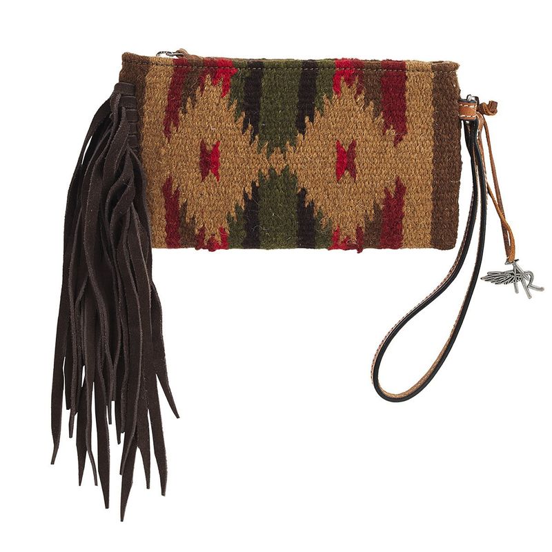 ANGEL RANCH AZTEC BLANKET WALLET TAN D330003708