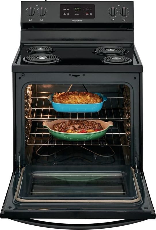 Frigidaire 30'' BLACK ELECTRIC RANGE FFEF3016VB