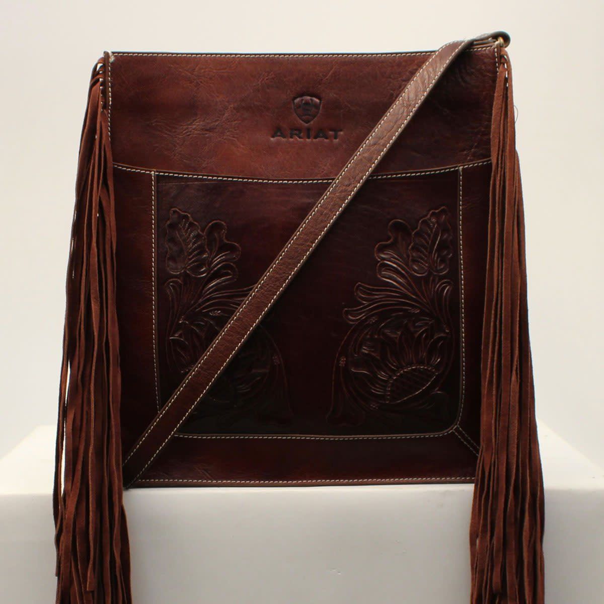 **ARIAT VICTORIA COLLECTION MESSENGER BAG BROWN A770009502