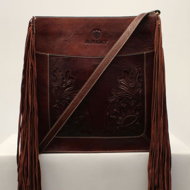 **ARIAT VICTORIA COLLECTION MESSENGER BAG BROWN A770009502