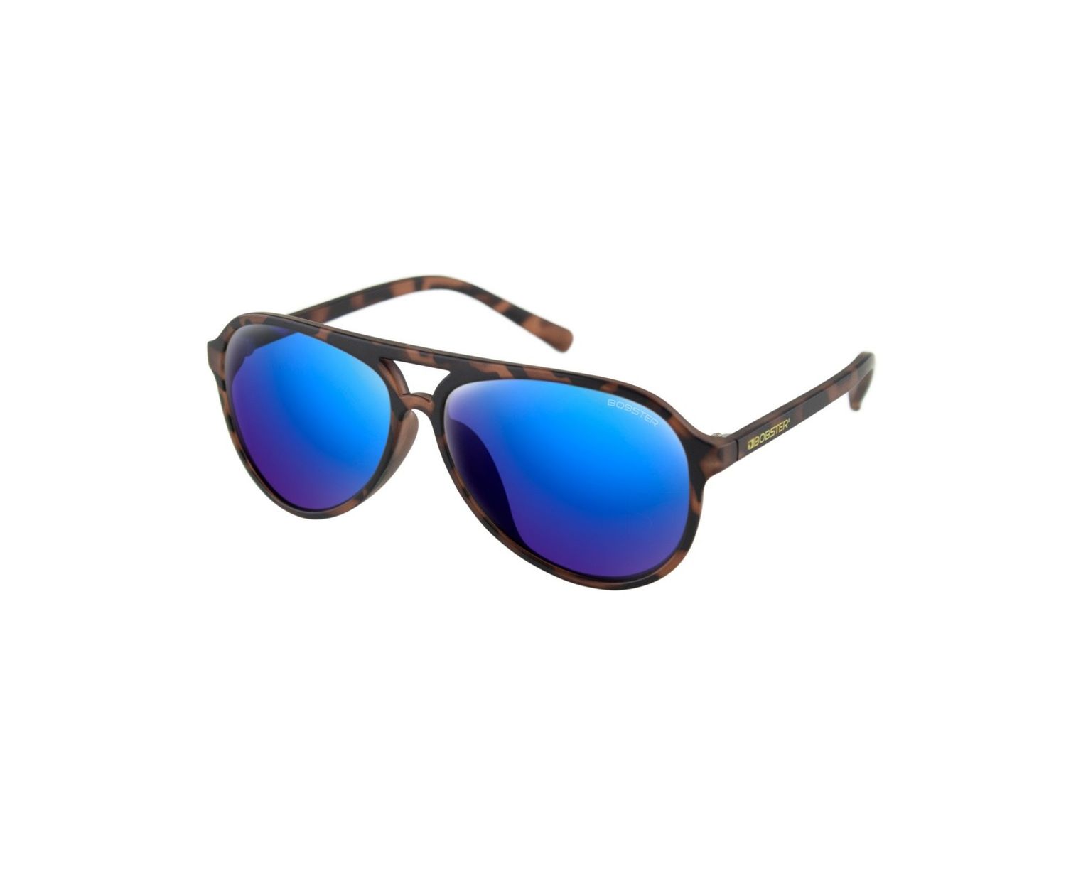 BOBSTER MAVERICK MATTE TORTOISE FRAME  BROWN HD BLUE MIRROR BMAV101HD