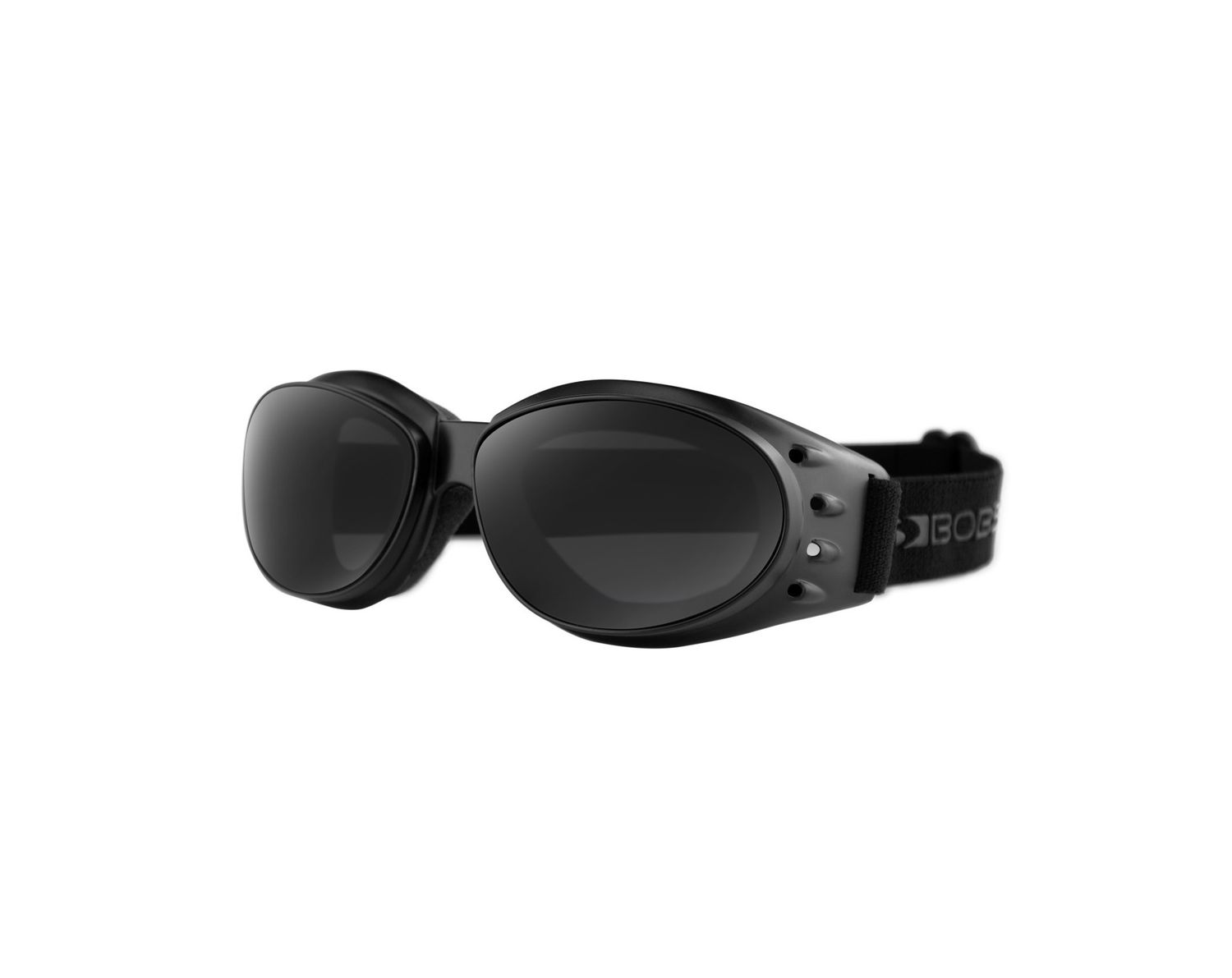 Bobster Cruiser 3 Matte Black Frame Smoked-Amber-Clear-Smoked with Blue Revo Lens BCRU001 +