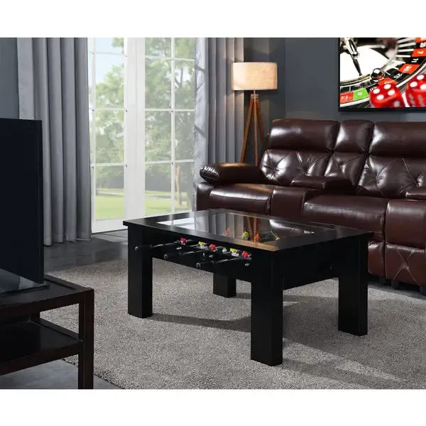 GIGA BLACK FOOSBALL COFFEE TABLE GTGG100FT