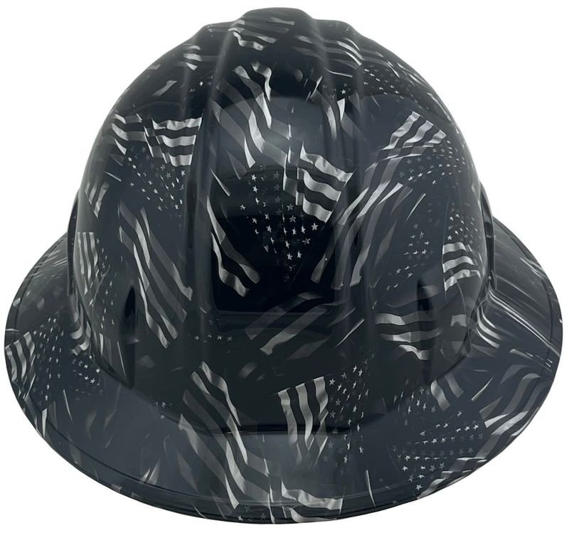 Covert USA Flag Hydro Dipped Hard Hats hdhh-1601-FB