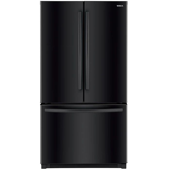 Winia 26.1 CF Non-Dispenser French Door WNWRFS26ABBD- Black