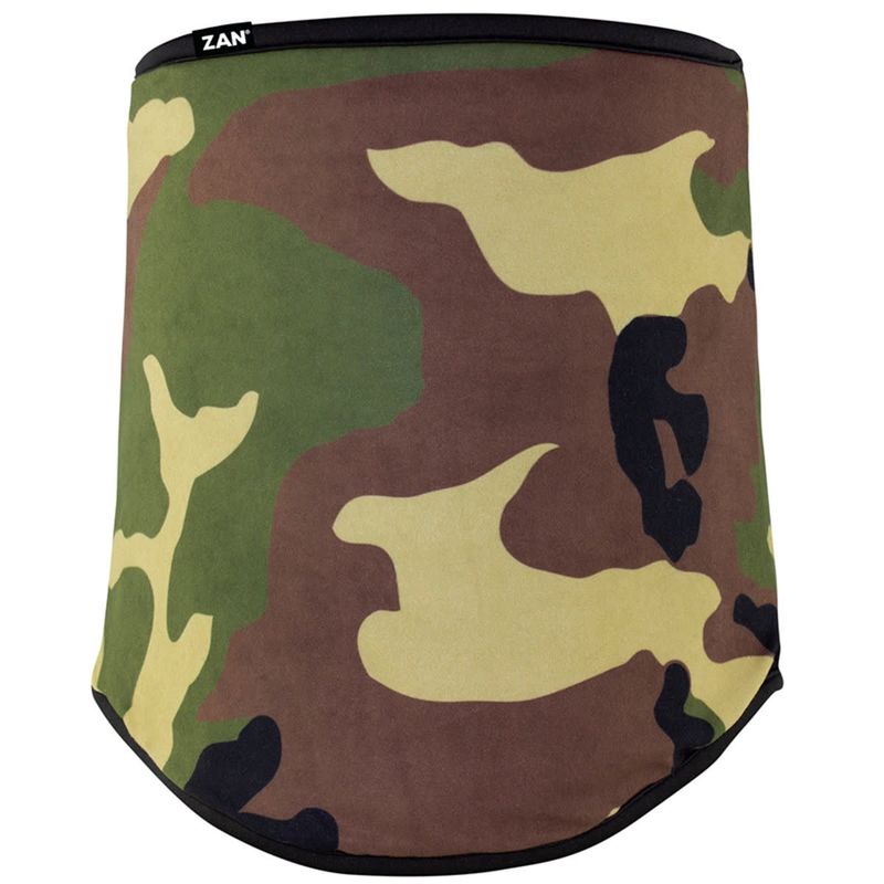 ***Zan® Neck Gaiter Sportflex® UPF50+ Series High Pile Fleece Woodland Camo  WFL118