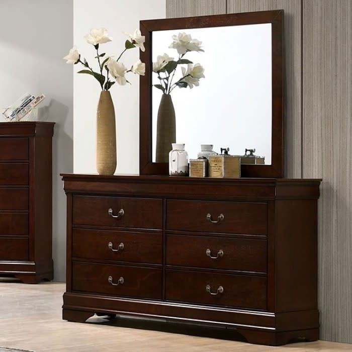 Louis Philippe Cherry DRESSER/MIRROR CM7966CH-D,M  *HALLWAY SALE*
