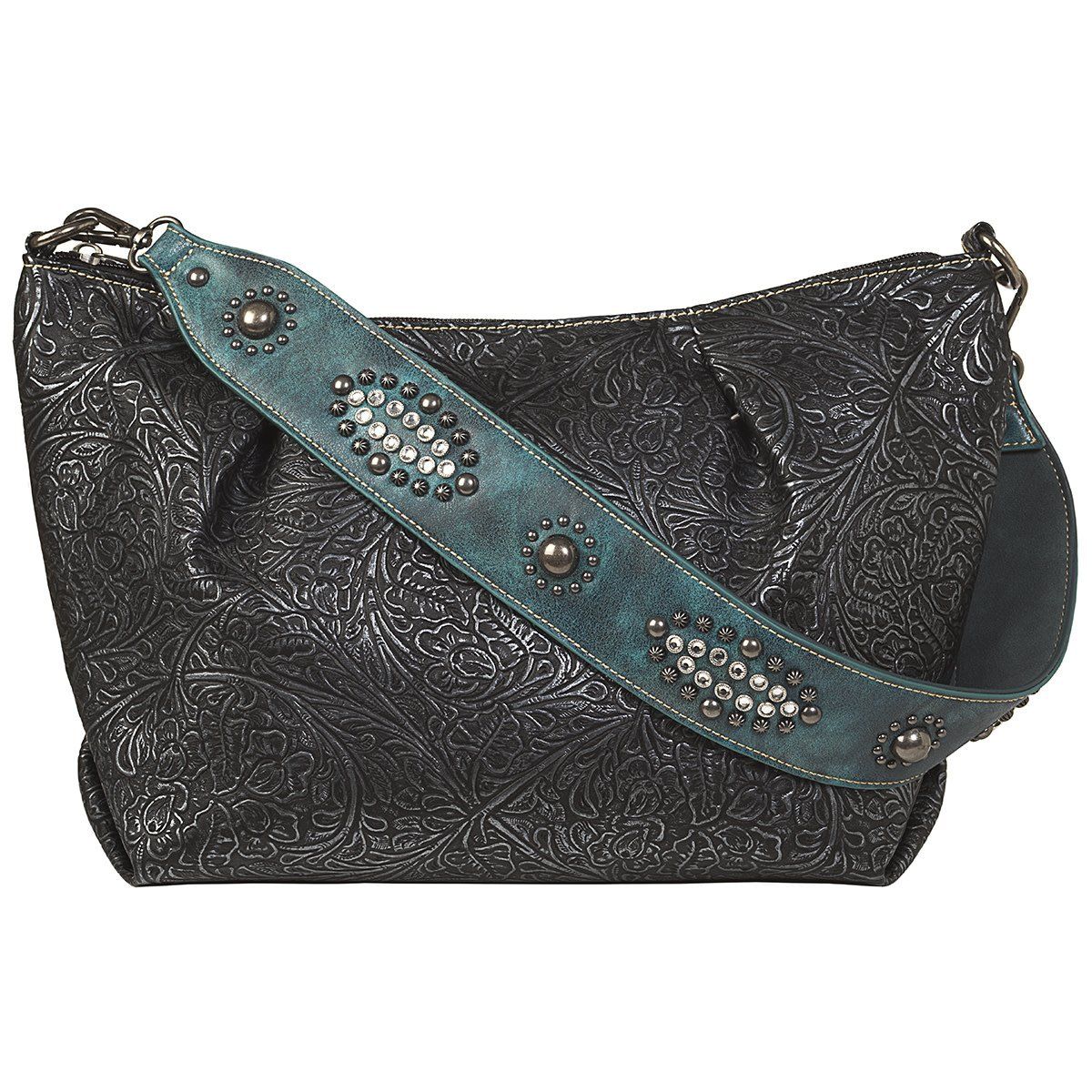 Nocona Conceal Ophelia Style Carry Shoulder Bag Black N770012401