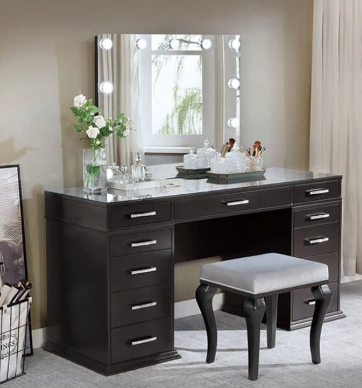 VALENTINA Black VANITY SET (DK5682DG-PK)