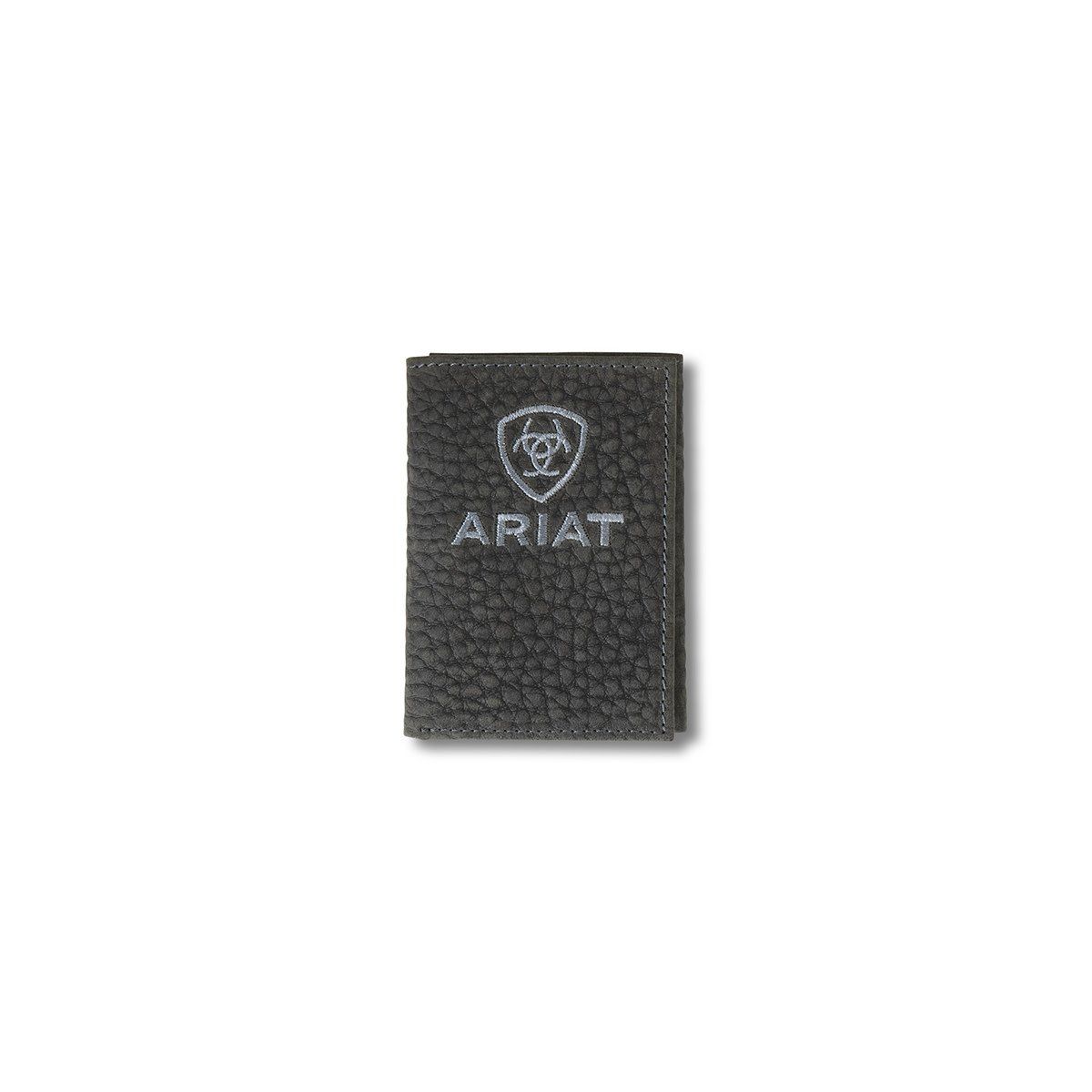 Ariat Trifold Wallet Bull Hide Black A3556401