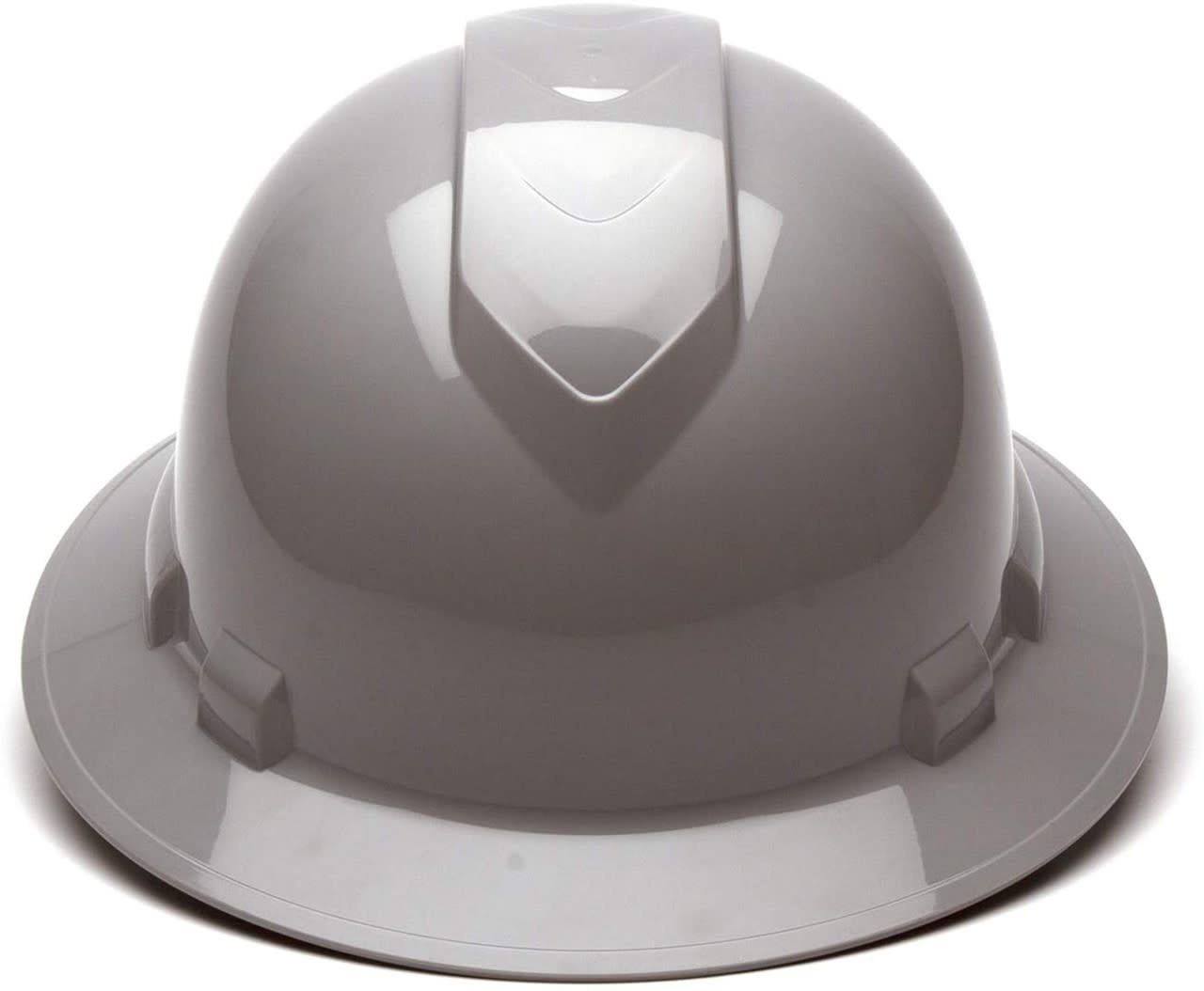 Pyramix fullbrim Ridgeline gray hard hat 4 pt HP54112