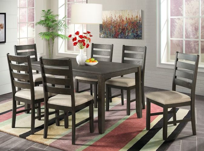 Elements Brock 60" 7pc Dining Set ( DBR1007DS)