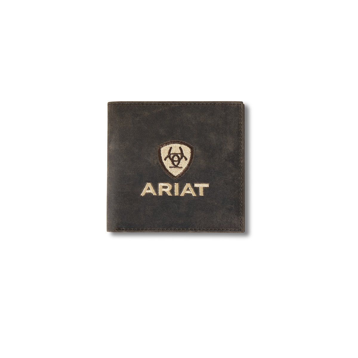 Ariat Large Bifold Wallet Crazy Horse Leather Brown A3556602