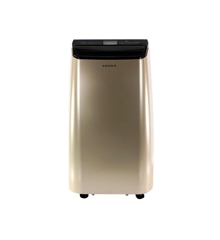 Amana 12,000 BTU Portable AC with Remote, Gold/Black AMAP121AD-2
