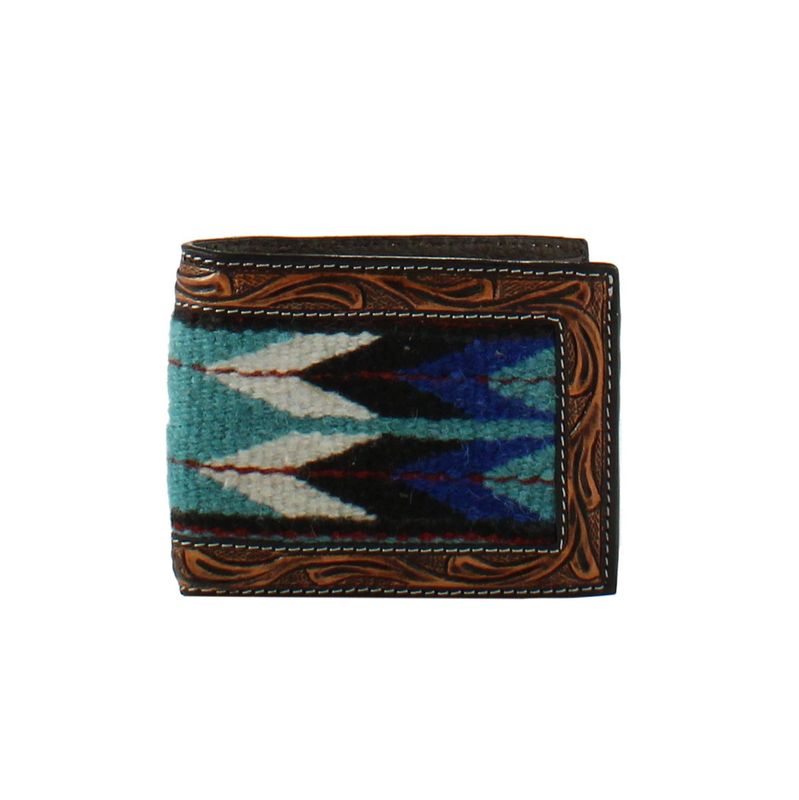 **3D Bifold Wallet Tooled Brown D250005102