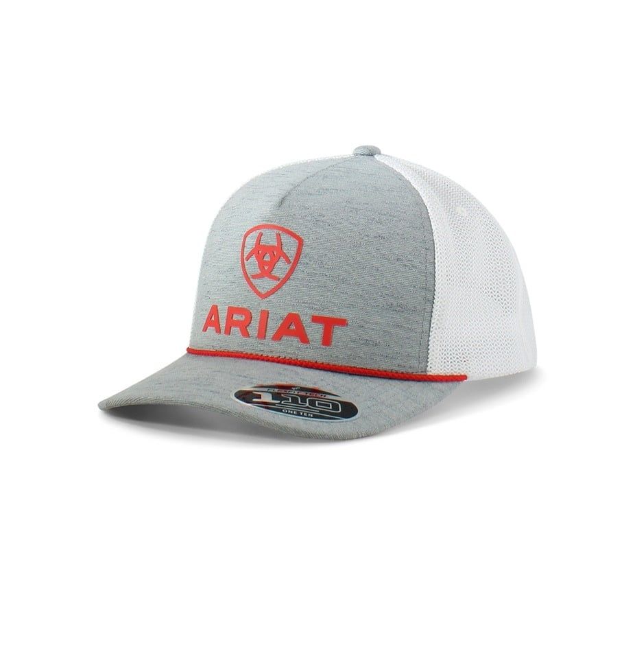Ariat Mens Flexfit 110 Cap Snap Back Rope Red A300073004