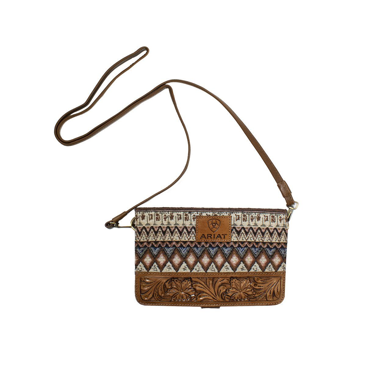 ARIAT LADIES ESMERALDA STYLE CROSSBODY CLUTCH MULTICOLOR A770016397