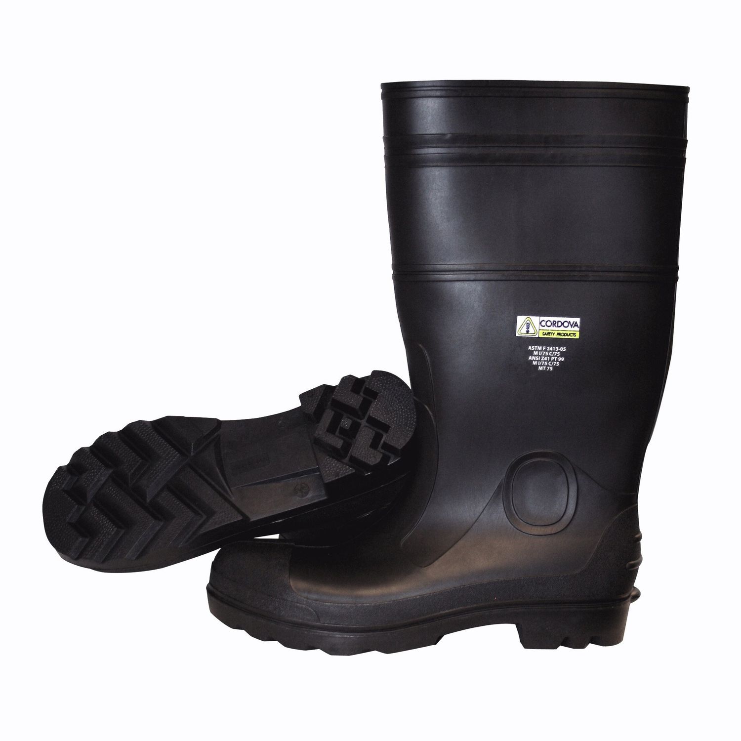 CORDOVA BLK RBR BOOT W/ PVC SOLE PB23, Size: 06