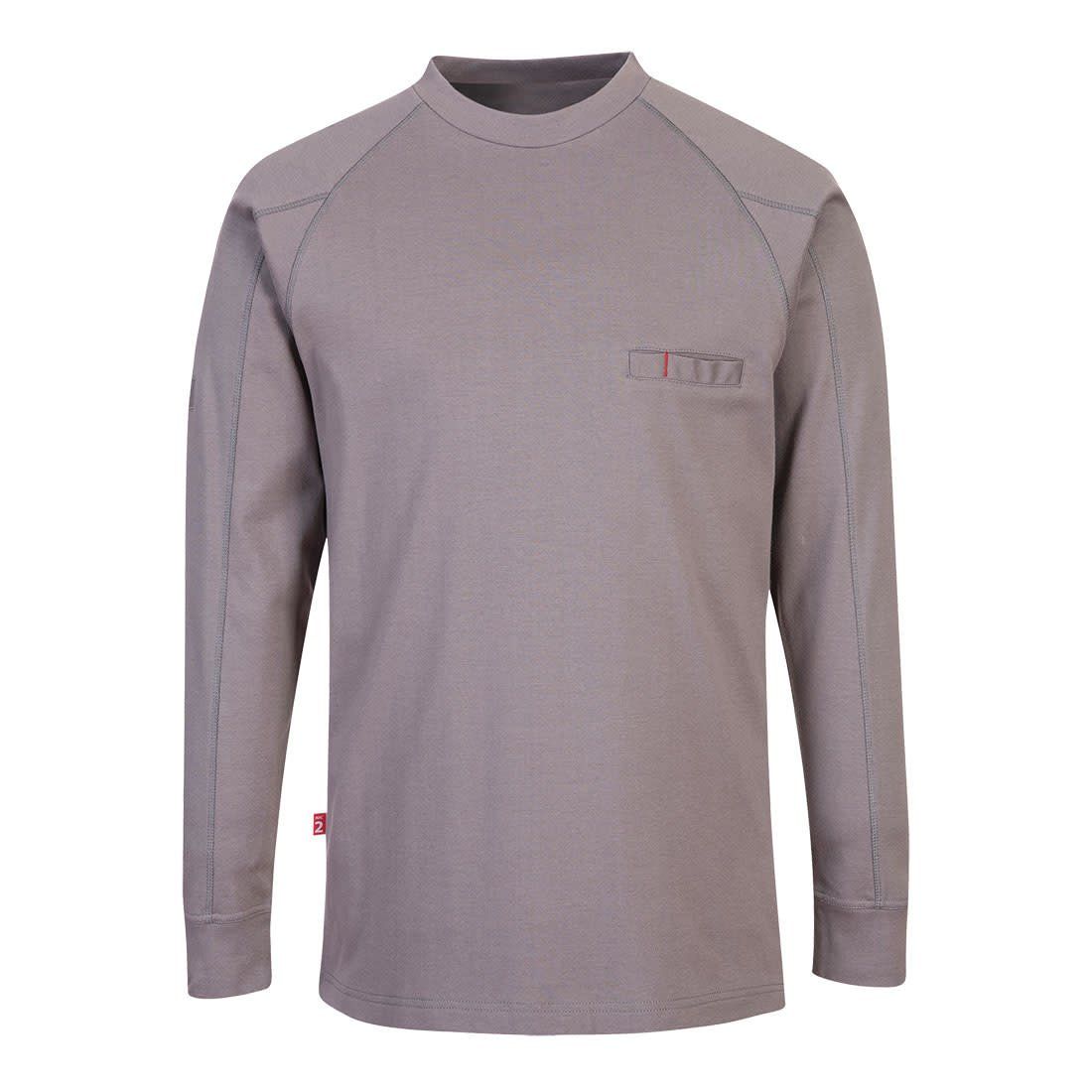 PORTWEST FR Antistatic Crew Neck FR33, Color: Grey, Size: S