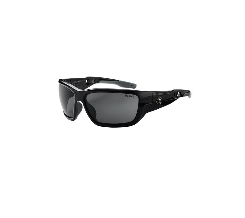 Ergodyne Safety Glasses Kryptek Highlander Baldr, Color: 57331 Polarized Smoke Lens