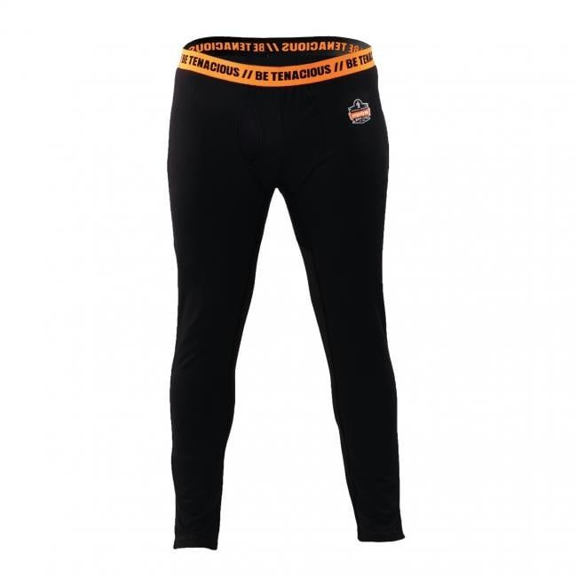 ERGODYNE Midweight Base Layer Pants - 240g, Color: 6480 BLACK, Size: M