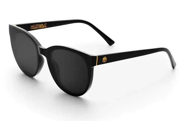 HEATWAVE Carat Sunglasses , Color: Black Frame / Black Lens