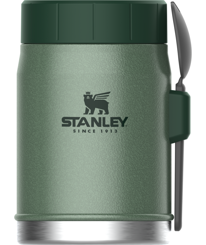 Stanley The Heritage Vacuum Food Jar 14oz, Color: Hammertone Green