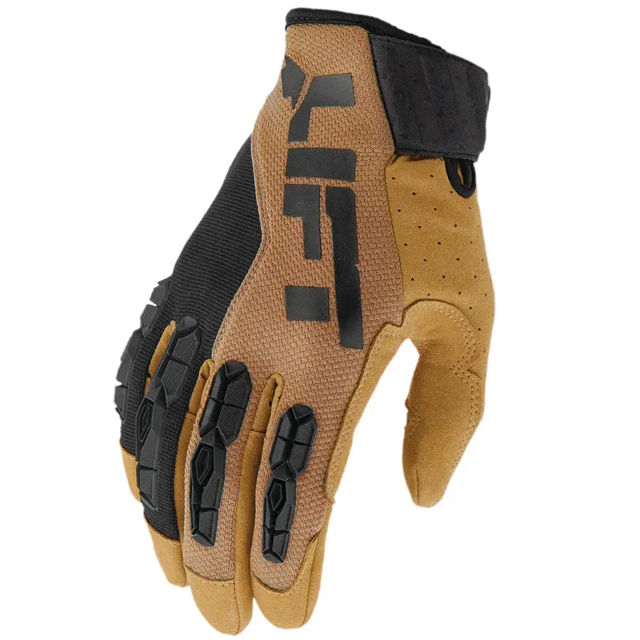 LIFT GRUNT Glove , Color: Brown/Brown GGT-17BRBR, Size: SMALL