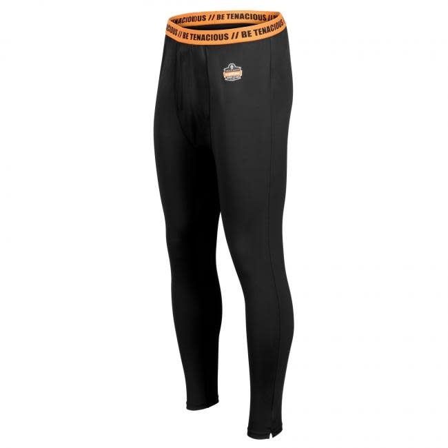 Ergodyne 6481 Black Lightweight Base Layer Pants, Size: M
