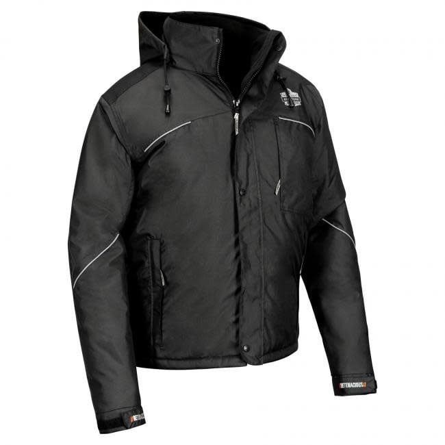 Ergodyne 6467 Black Winter Work Jacket 300D, Size: S