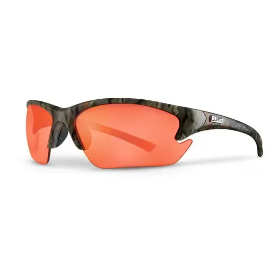 LIFT QUEST Safety Glasses , Color: EQT-12CFA (Camo/Amber)